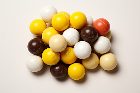 美味的巧克力糖球图片