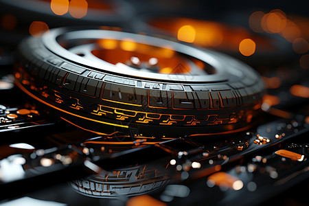 轮胎生产高科技的轮胎制造设计图片