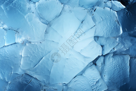 冬天里的冰川图片