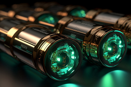 镜头结构发光的钠离子电池设计图片