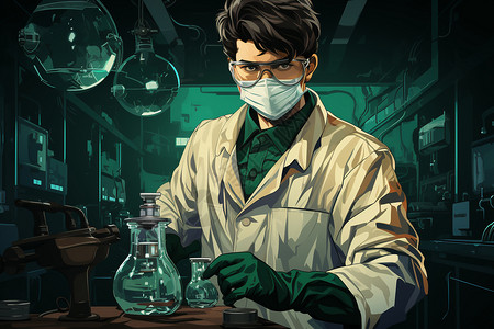 化学实验室的插图图片