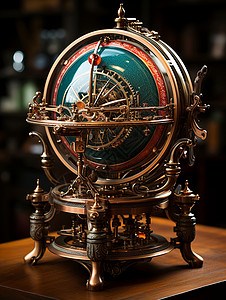 古董钟科学研究仪器设计图片