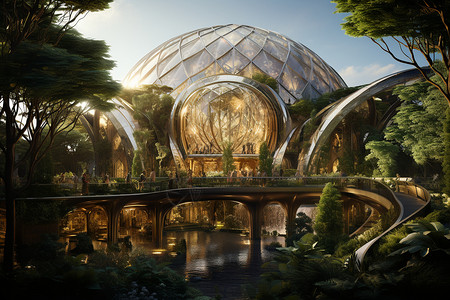 巴马水晶宫未来主义建筑的杰作设计图片