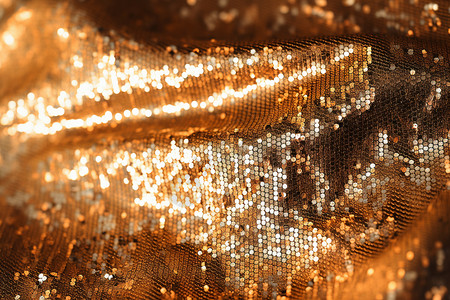 金色亮片素材金光闪耀的布料背景背景