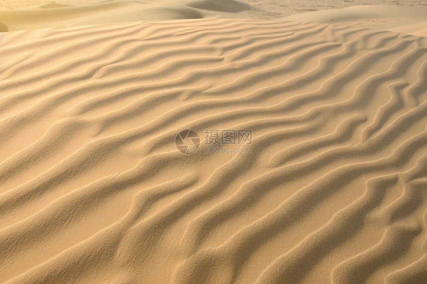 起伏的夏天沙漠图片