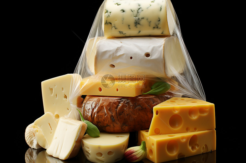 美味的奶酪乳制品图片