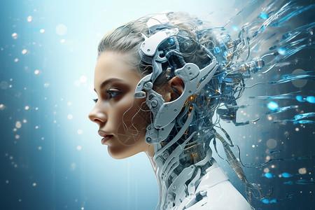 智能机器人女性智能的女性机器人设计图片