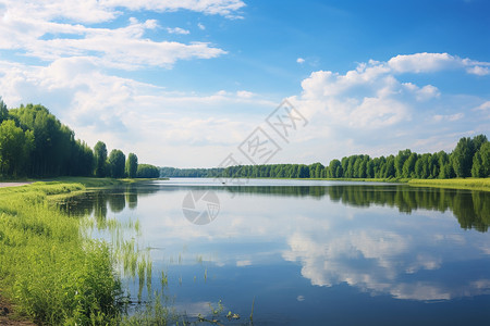 夏季的自然景观图片