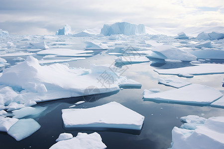 冰巴水世界冰山上的世界背景