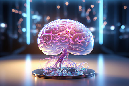 人体的大脑模型图片