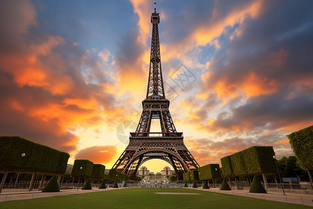 巴黎铁塔之美图片