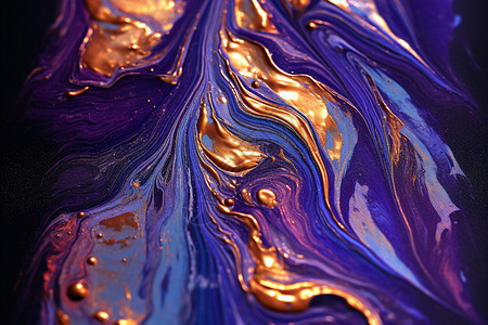 流动的彩色艺术液体图片