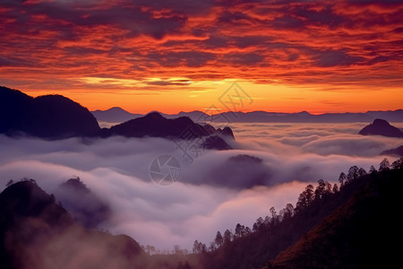 壮丽山峦户外壮丽的山脉背景