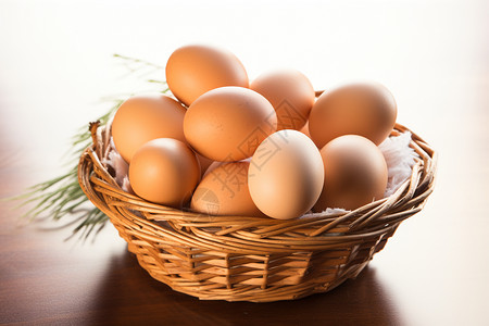 一篮子鸡蛋图片