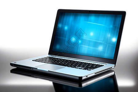 蓝屏黑键盘的电脑背景图片