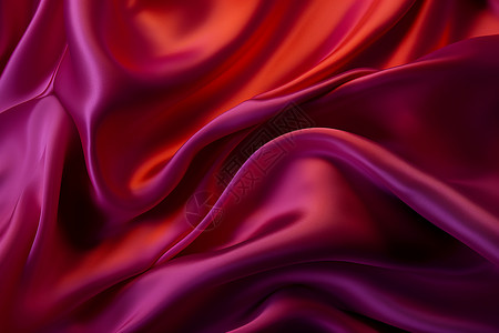 丝滑艳丽的红紫织物图片