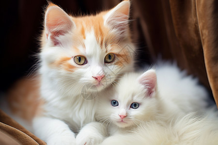 两只小猫背景图片