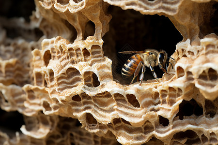 天然形成的蜂巢图片