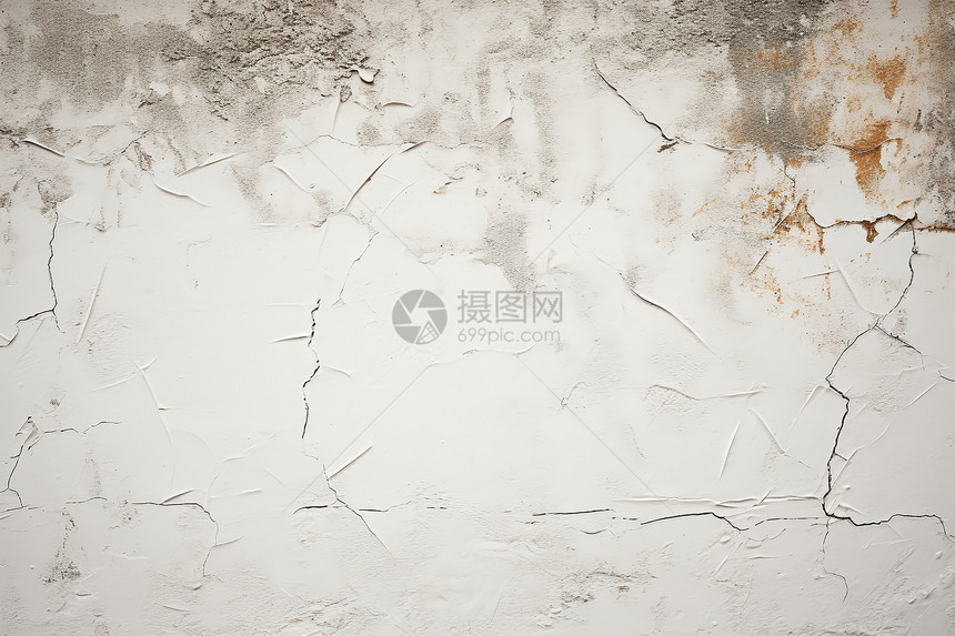 斑驳的水泥墙面背景图片
