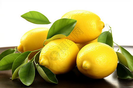 新鲜多汁的柠檬水果图片