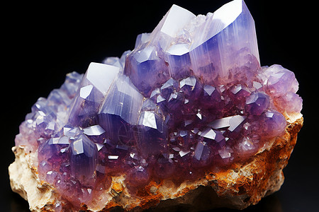 闪耀的紫水晶图片