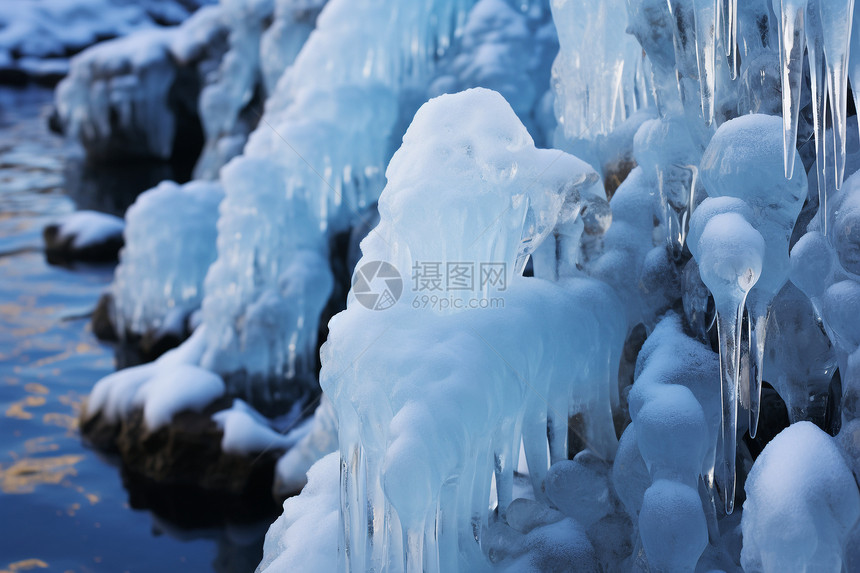 冬日冰雪奇观图片