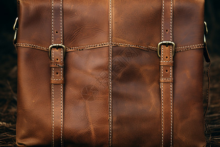 手工皮革背包背景图片
