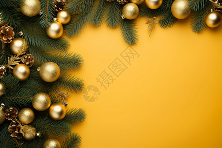 装饰的圣诞树高清图片