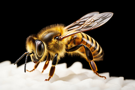 飞行蜂蜜勤劳的小蜜蜂背景