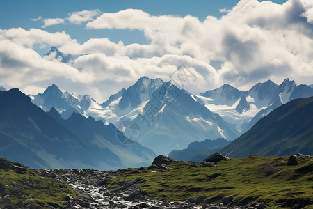 史诗级的自然之美背景