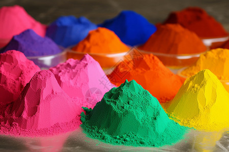 彩色沙子染料粉末背景