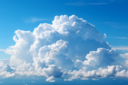 空中大朵的云海图片