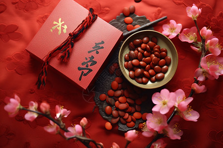 传统中国春节装饰背景图片
