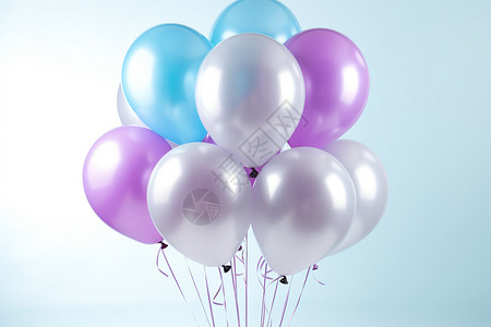 庆祝派对上的充气气球背景图片