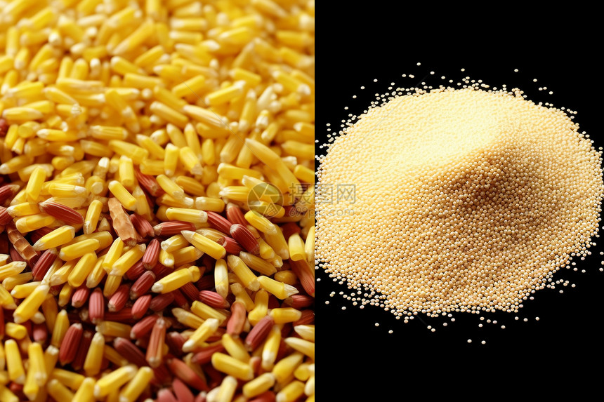 健康饮食的谷物糙米图片