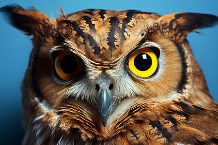 智慧狩猎的猫头鹰动物图片