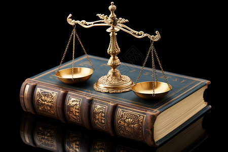 知识产权日促销律师法律天平书籍背景