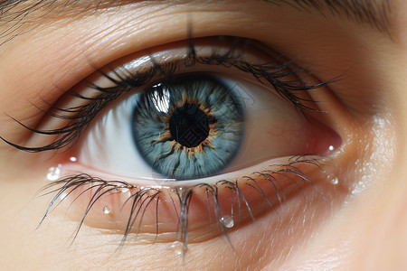 干眼症眼部护理的眼睛背景