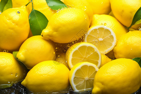 健康可口的柠檬图片