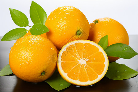 健康新鲜的橙子图片