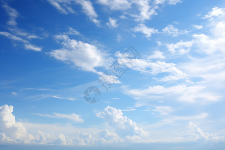云空上天空上的缕缕白云背景