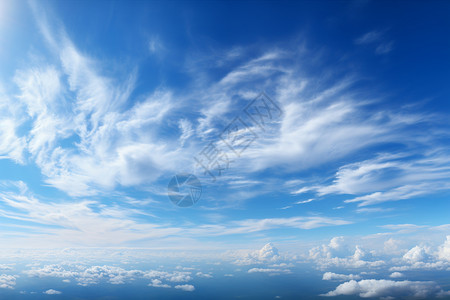 天空中的云朵高清图片