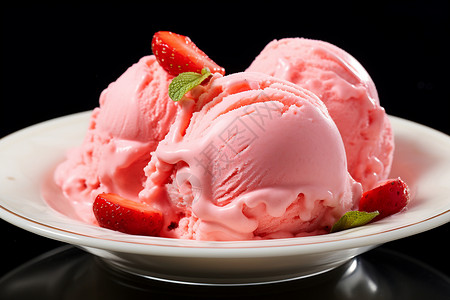 味草莓味草莓味冰淇淋背景