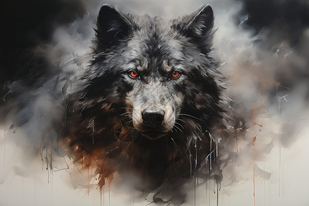 画里的狼狼狗禽兽高清图片