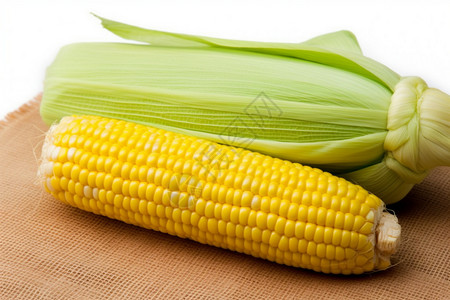玉米须有皮的黄玉米背景