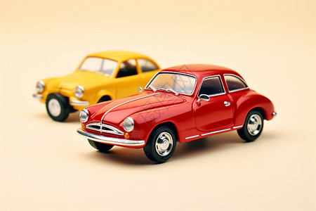 两个玩具轿车图片