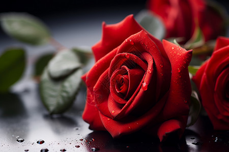 红玫瑰花海浪漫花海的红玫瑰背景