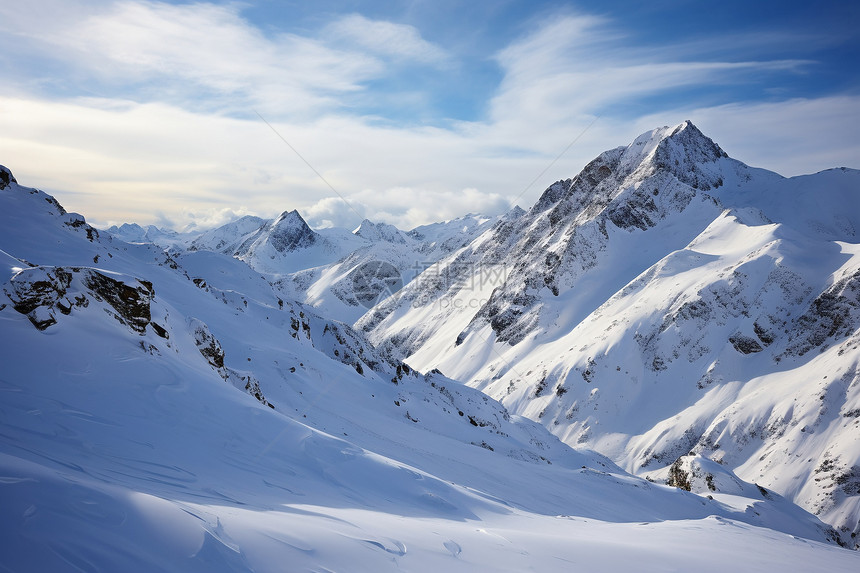 雪山唯美风景图片