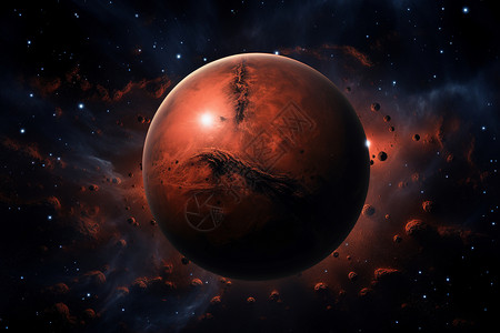 火星上的太空艺术图片
