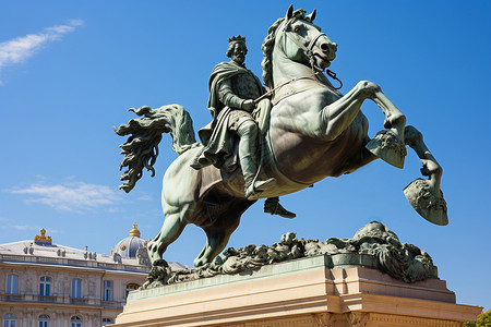 维也纳市历史雕像高清图片